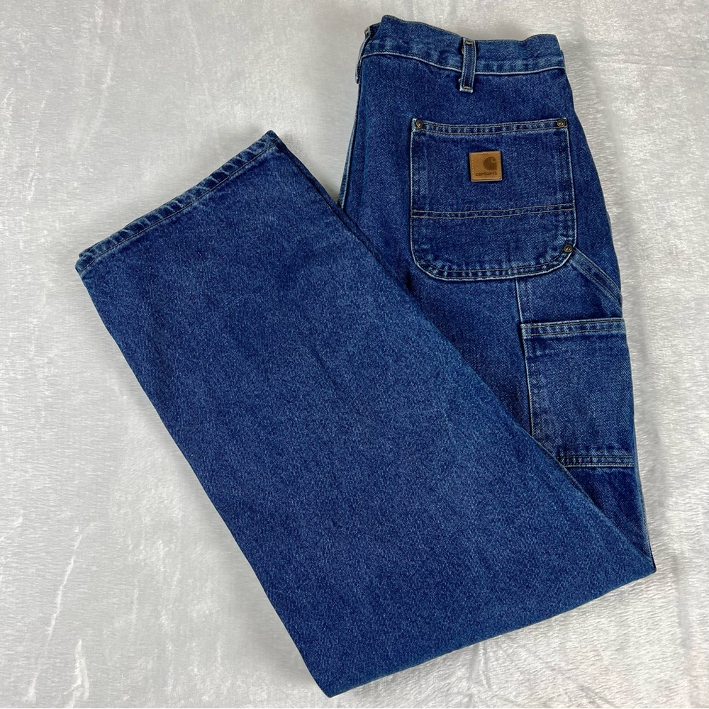 Vintage Carhartt Dungaree Double Knee Jeans 38x34